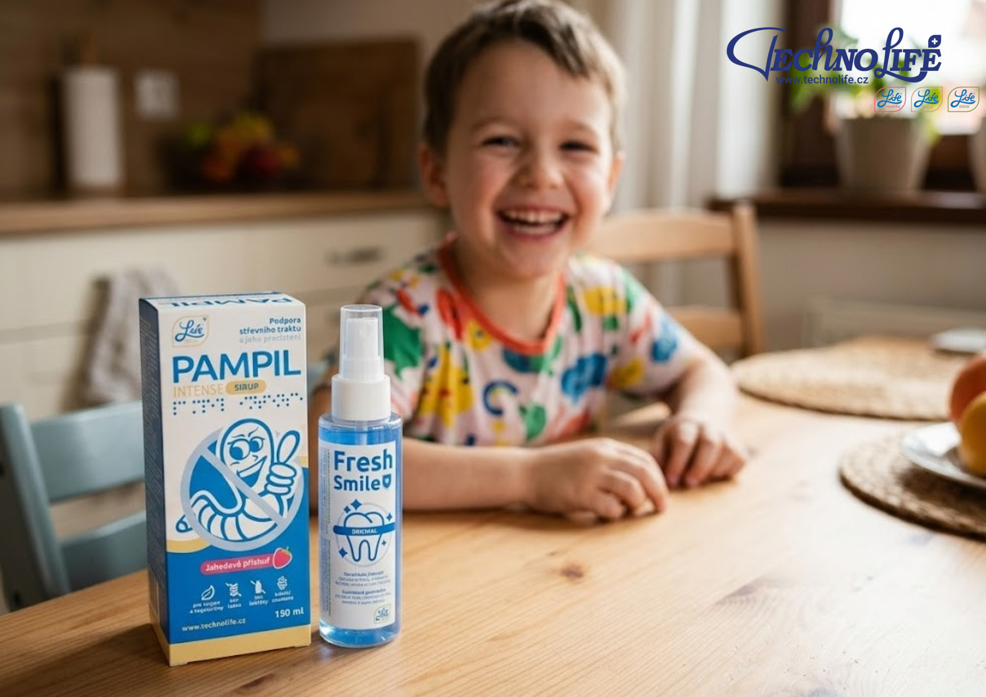 Pampil Intense: Bylinný sirup pro uvážlivou rodinnou péči